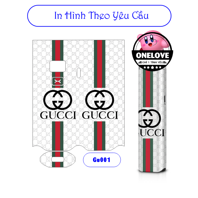 MIếng dán skin cho Xlim Pro/V1/V2/SE, Favo, Feelin, Riil, Avocado, Wenax,... in hình theo yêu cầu mẫu Gu Chì Collect