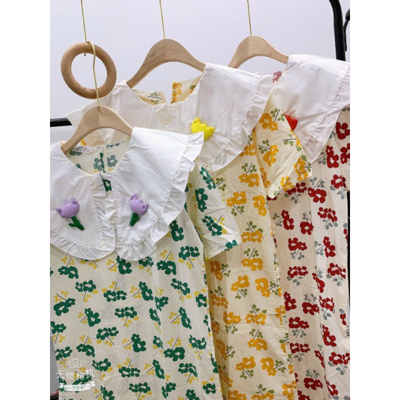 Đầm hoa dáng bbd chốt live