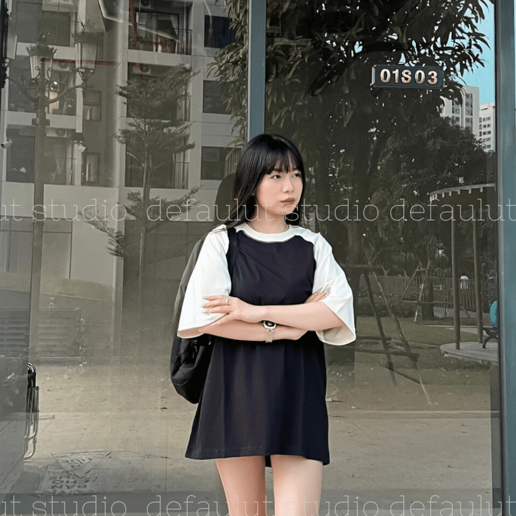 Áo thun raglan, cotton 100%, co dãn 2 chiều, 250gsm