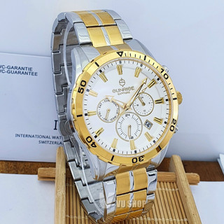 Đồng hồ nam SUNRISE DM760SWA Dual time Chính hãng