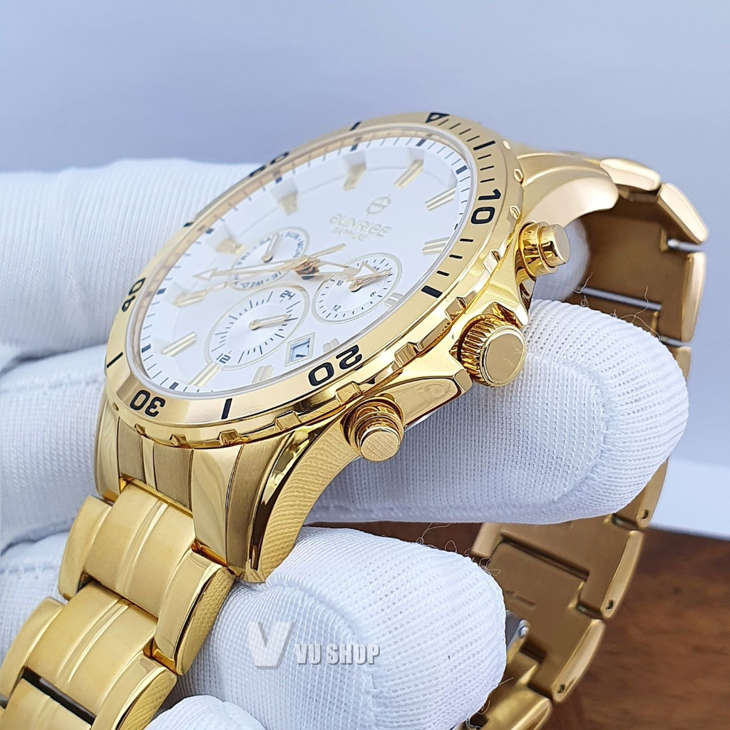 Đồng hồ nam SUNRISE DM760SWA Dual time Chính hãng