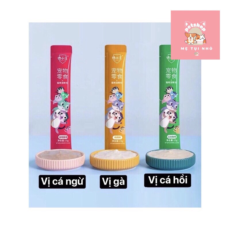 Combo 50-100 thanh súp thưởng cho mèo