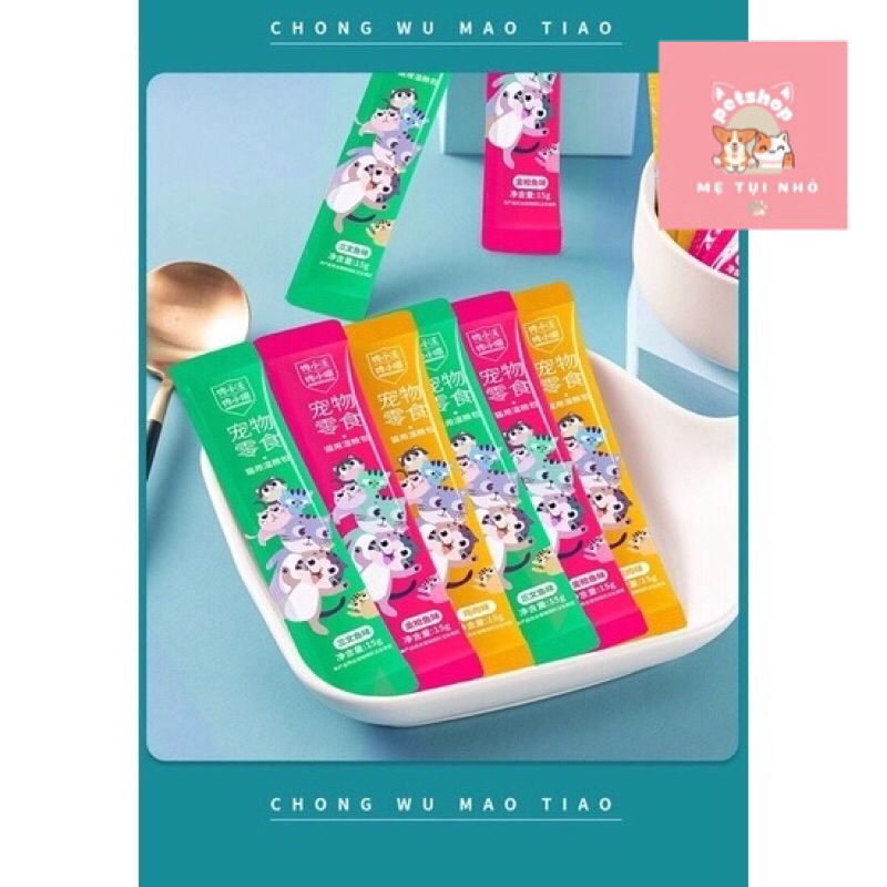 Combo 50-100 thanh súp thưởng cho mèo