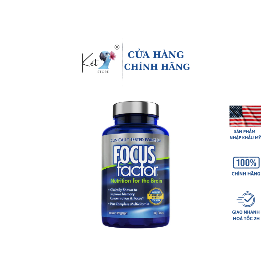 [Chính Hãng] Viên Uống Bổ Sung Trí Nhớ Focus