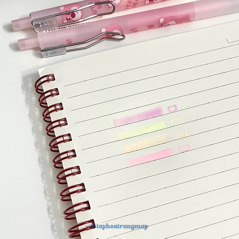 Bút dạ nhiều màu Gấu Dâu Cute Bear ngòi 0.7mm