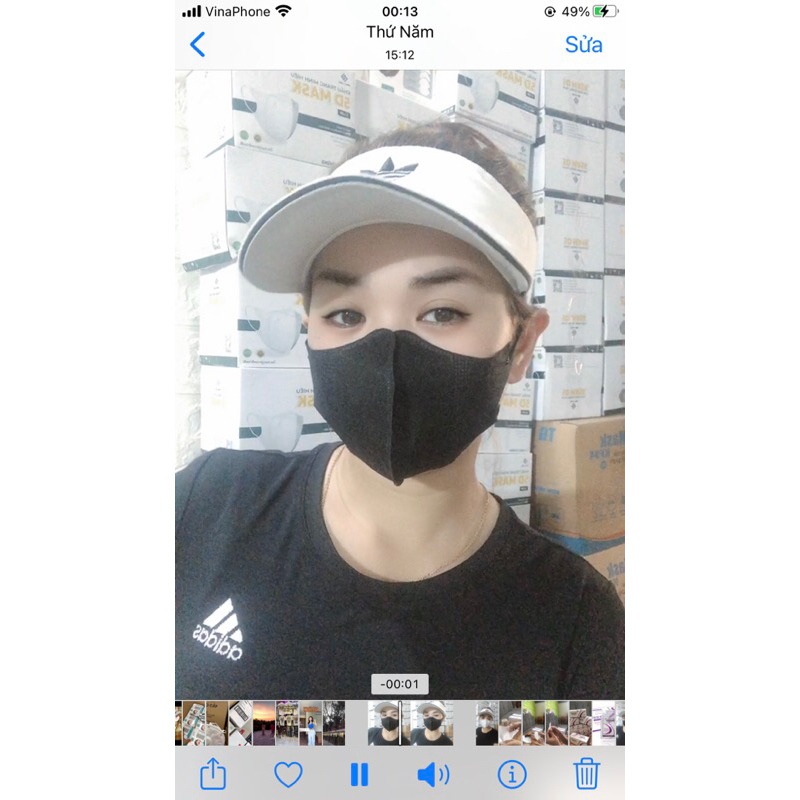 Sét 100  chiếc khẩu trang 5d mask fom to,ôm mặt