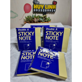 Giấy ghi chú, giấy note double a 3x2, 3x3, 3x4, chính hãng giá rẻ, 1 xấp 100 tờ