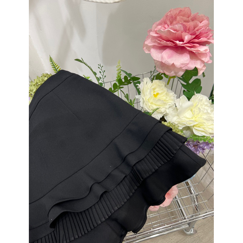 MadebyChloé - Chân váy A gấu bèo xếp ly nhiều tầng HARI SKORT - Thiết kế cao cấp