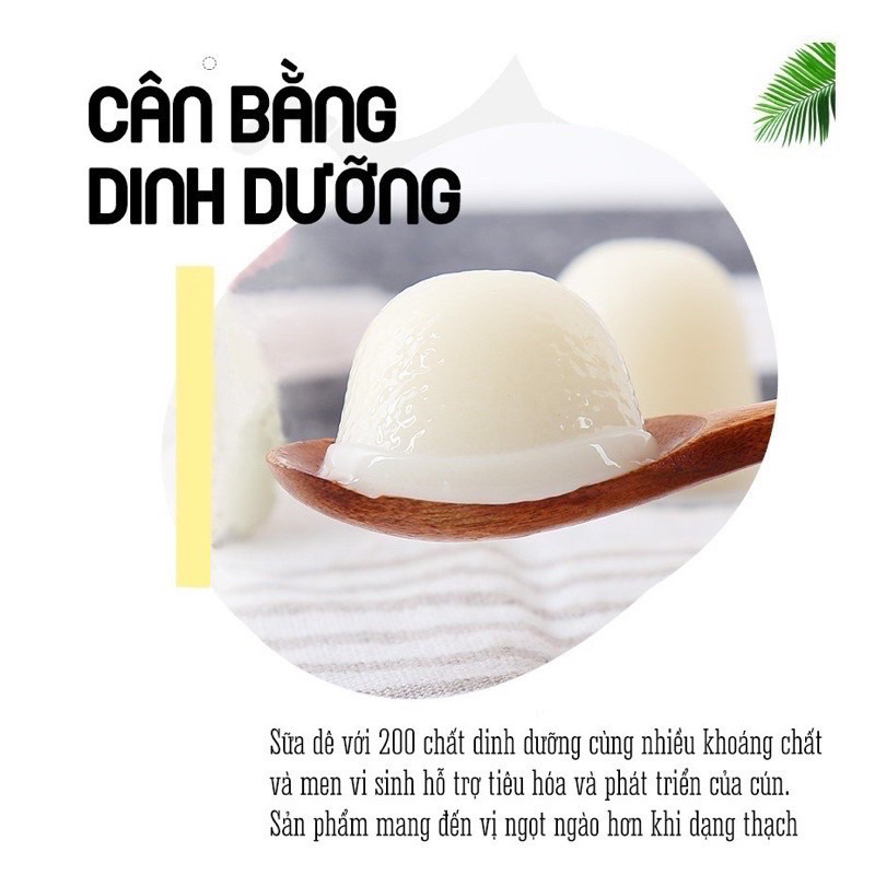 Viên lẻ Pudding sữa dê BOTH cho mèo bổ sung canxi và khoáng chất cho mèo