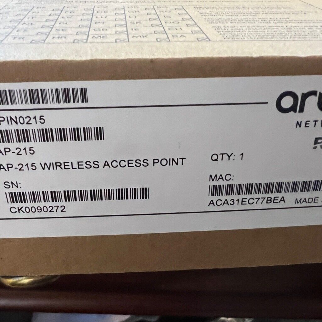 Bộ phát wifi Aruba 215 - Hàng NEW (AP-215/ IAP-215)
