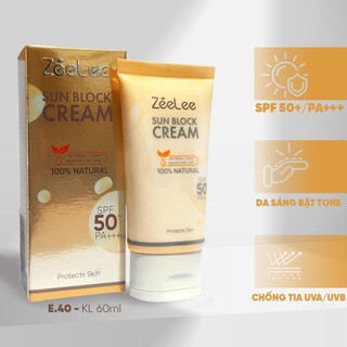 Kem chống nắng zeelee 60ml