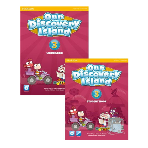 Sách- (Trọn bộ 2 cuốn) Our Discovery Island 3 (Student Book + Workbook))