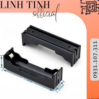 Đế pin li-ion 18650 khay hàn 1/2 pin - khay pin 18650