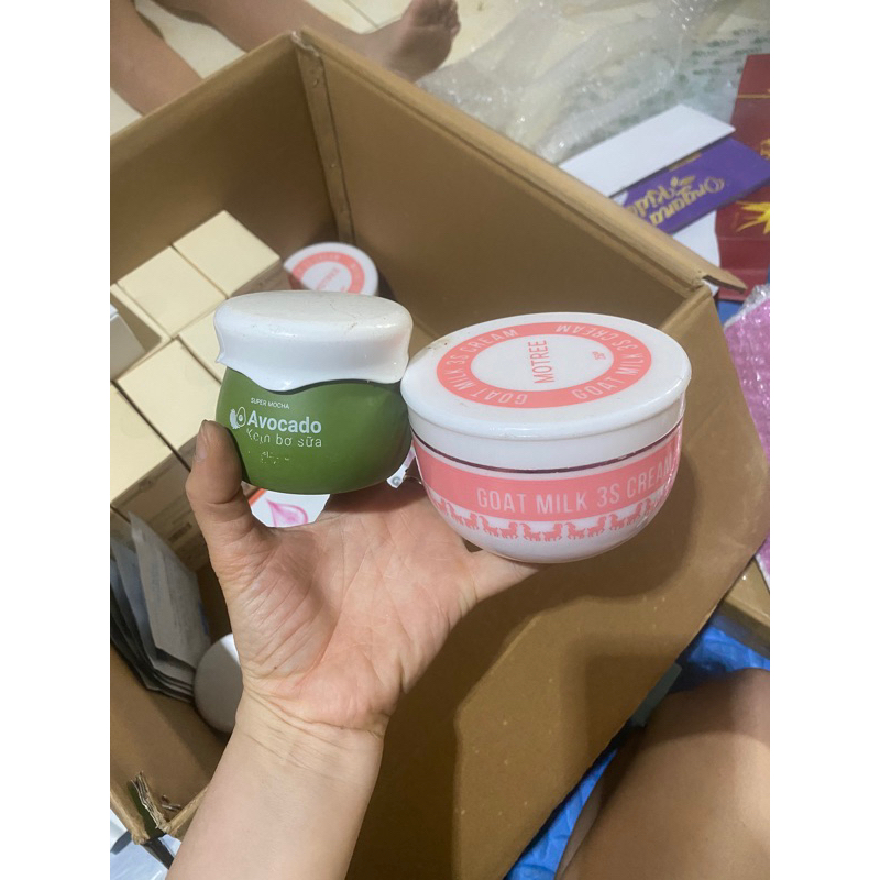 combo body bơ sữa dê ( xả hàng mất vỏ)1sp