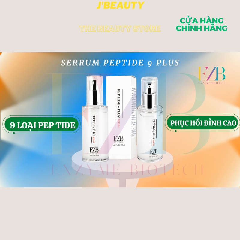 Serum peptide 9 plus EZB 50ml – Bí quyết cho làn da trắng sáng săn chắc căng bóng mịn màng và khỏe mạnh