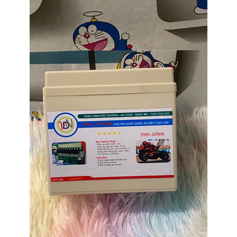 Acquy lithium xe máy VS6AT