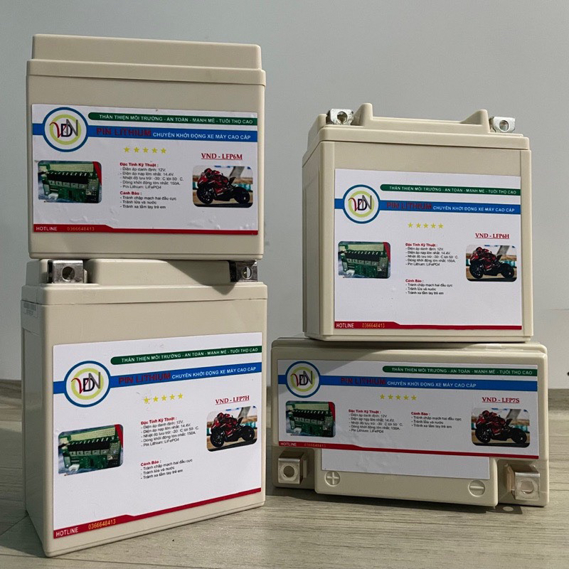 Acquy lithium xe máy VS6AT
