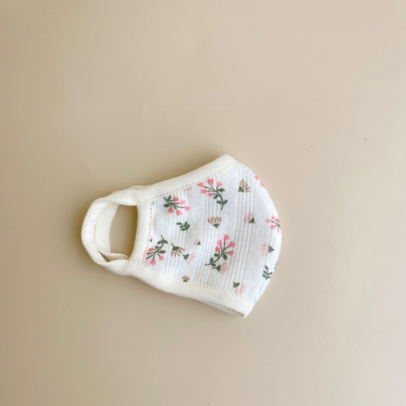Khẩu Trang vải cotton Hàn 2 lớp cho bé sơ sinh(0-24 tháng)