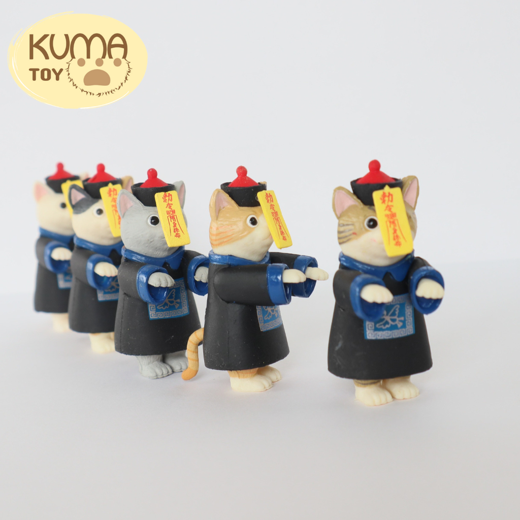 🔥HOT🔥Mô hình Mèo cương thi Jiangshi trang trí tiểu cảnh cao 4cm siêu dễ thương