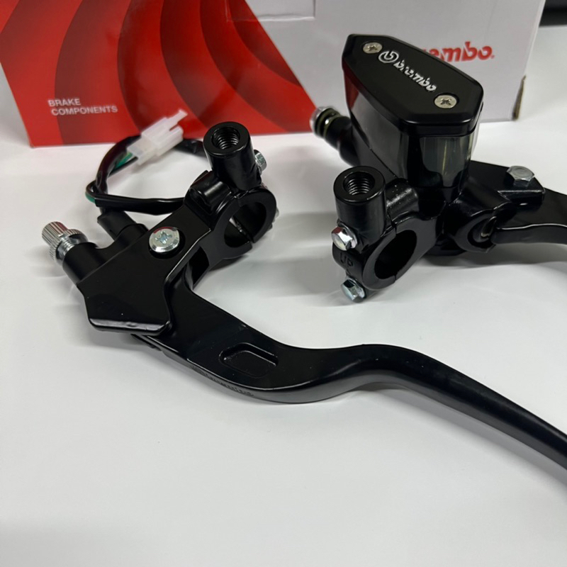 [Giá 1 cặp] Tay phanh bình dầu liền nhôm CNC