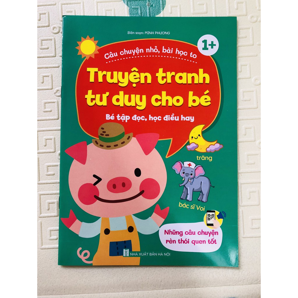 Sách - Combo Truyện Tranh Tư Duy Cho Bé - Bé tập đọc, học điều hay (8 cuốn)