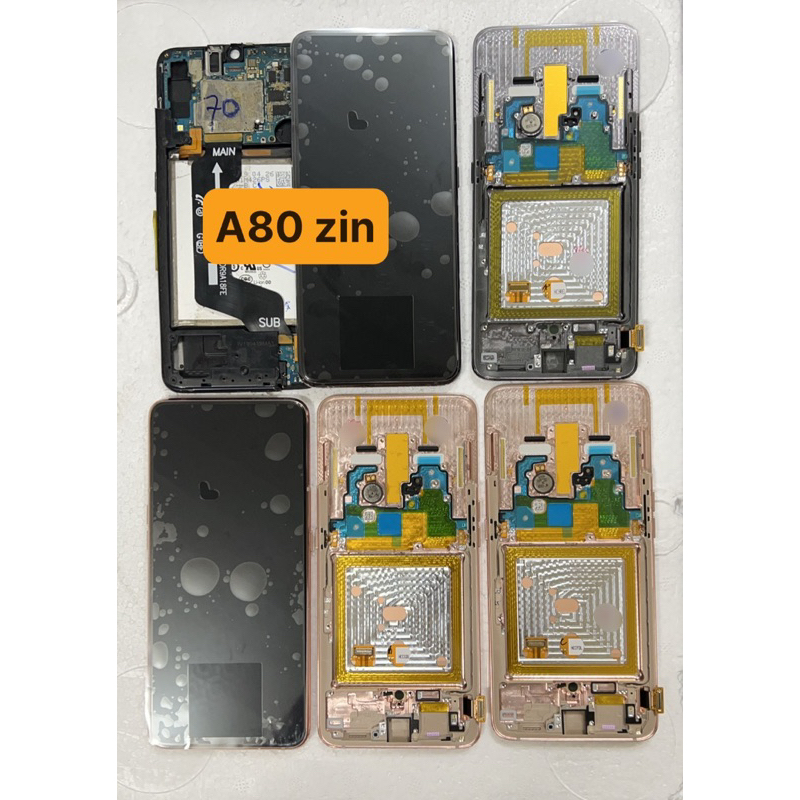 Màn hình samsung galaxy A80 zin full khung