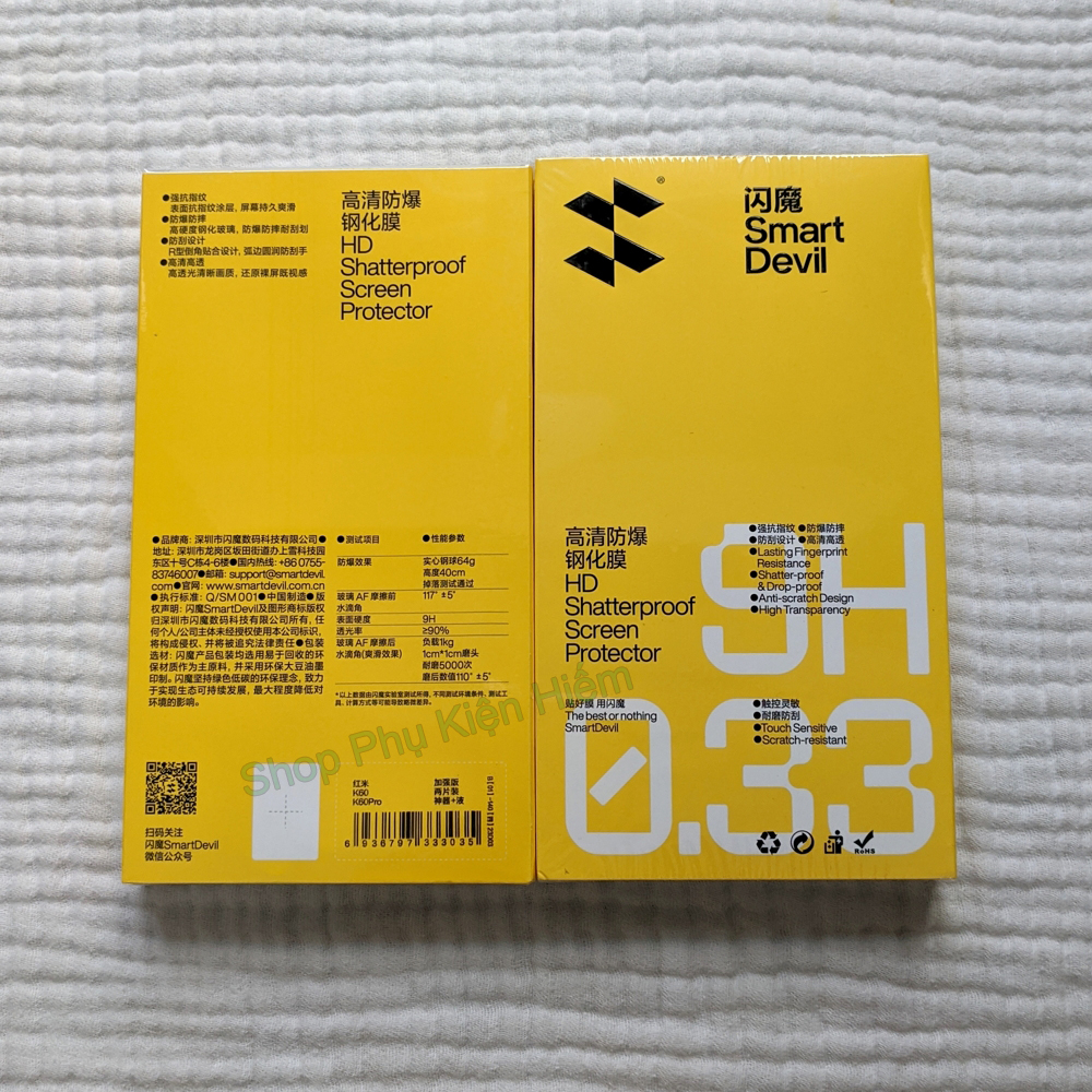 Bộ 2 kính cường lực Smart Devil cho Xiaomi 13 - K60/K60 Pro/K60 Ultra - K50/K50 Pro - K40S - Poco F4 - K50 Ultra - 12T