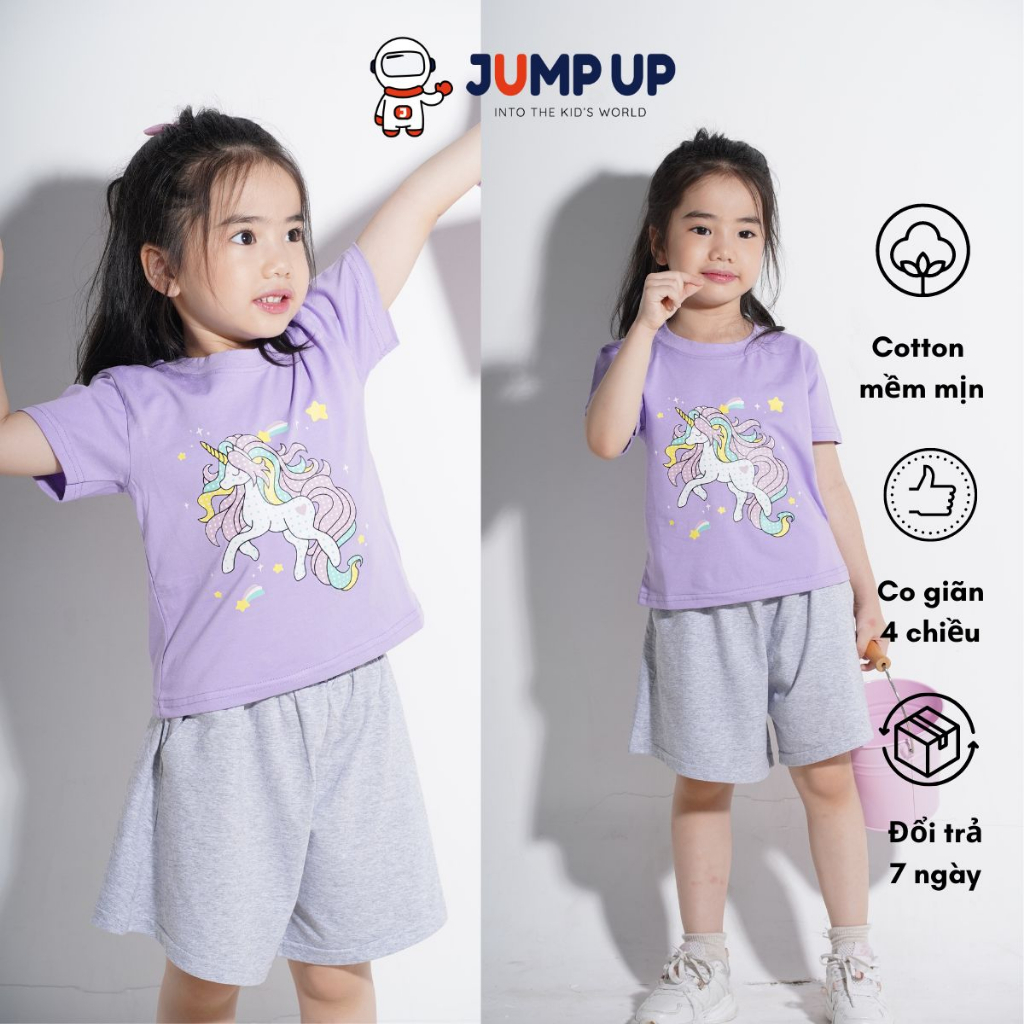 Áo Phông set quần áo Bé Gái, Áo Thun Cho Bé Thời Trang, Chất Liệu Cao Cấp Mềm Mịn b43