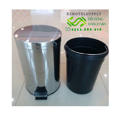 THÙNG RÁC ĐẠP CHÂN INOX 5L