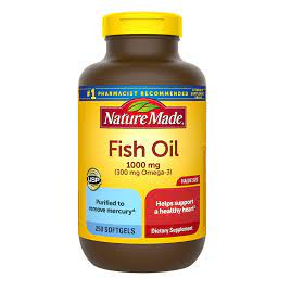Dầu cá omega 3 Nature Made Fish Oil 1200mg của Mỹ