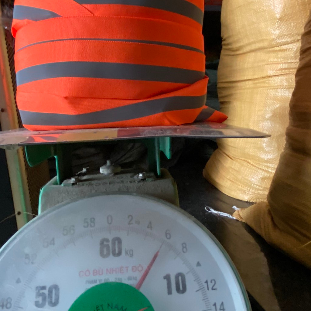 Phản quang Vải XANH và CAM, Bán theo mét