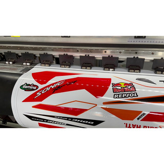 TEM SONIC REPSOL ZIN TRẮNG CAM ĐỎ