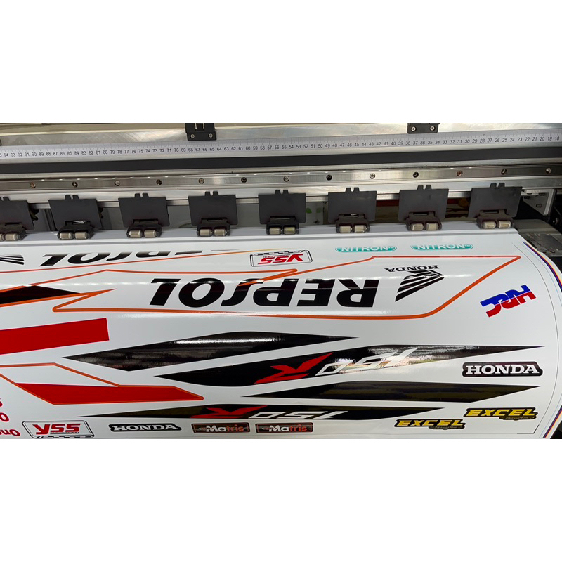 TEM SONIC REPSOL ZIN TRẮNG CAM ĐỎ