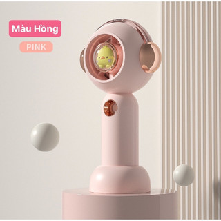 Quạt mini cầm tay phun sương cute