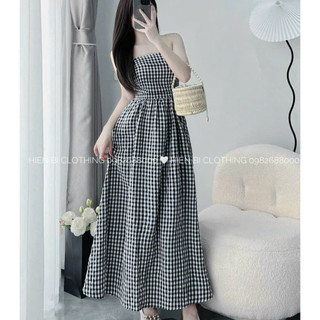 ĐẦM CÚP NGỰC CHẠY MOCKING THÂN SAU (CÓ MÚT) CHẤT LIỆU COTTON XỐP CAO CẤP