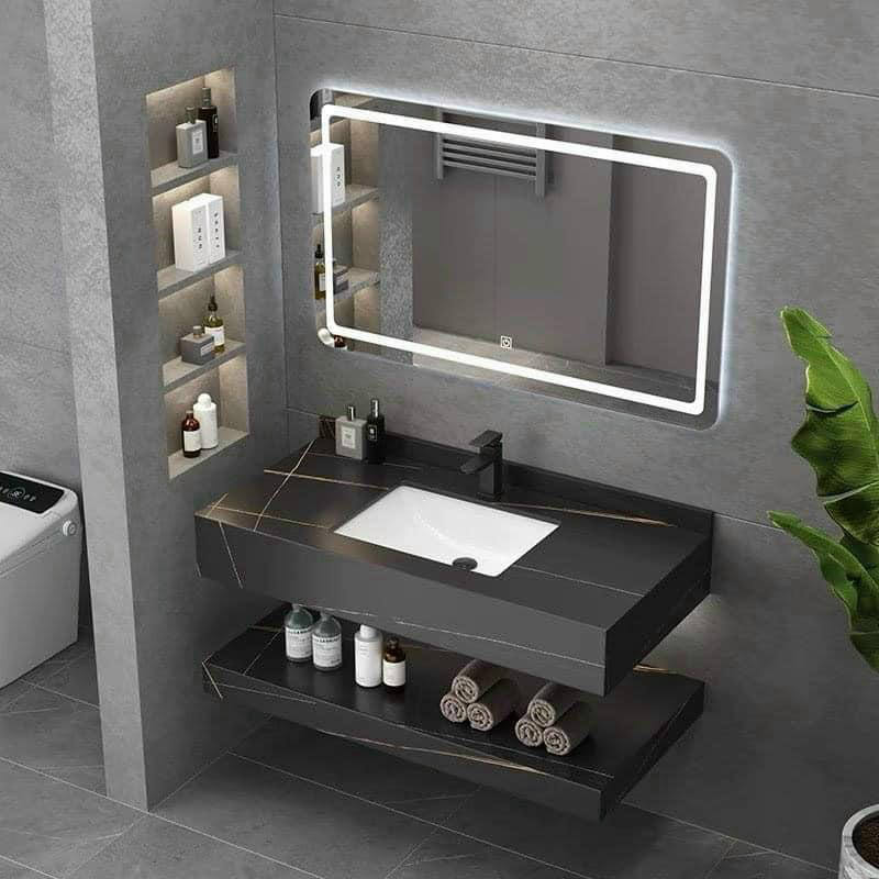 Bàn đá lavabo chồng trầy xước nhập khẩu