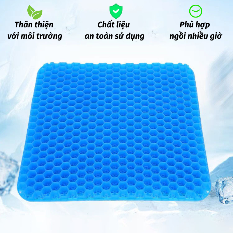 Đệm Lót Ghế Đệm Ngồi 3D Cao Cấp Thoáng Khí Chống Đau Mỏi Mông LEON_OFFICIAL