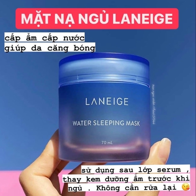 Mặt Nạ Ngủ Lanei Ge Water Sleeping Mask EX 70ml Dưỡng Ẩm Bảo Vệ Da