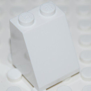[1 Cái] Phụ Kiện LEGO: Thân Dưới Nhân Vật  Minifigures - Gạch Ngói 2x2x2/65° Màu Trắng ID 4234525 3678