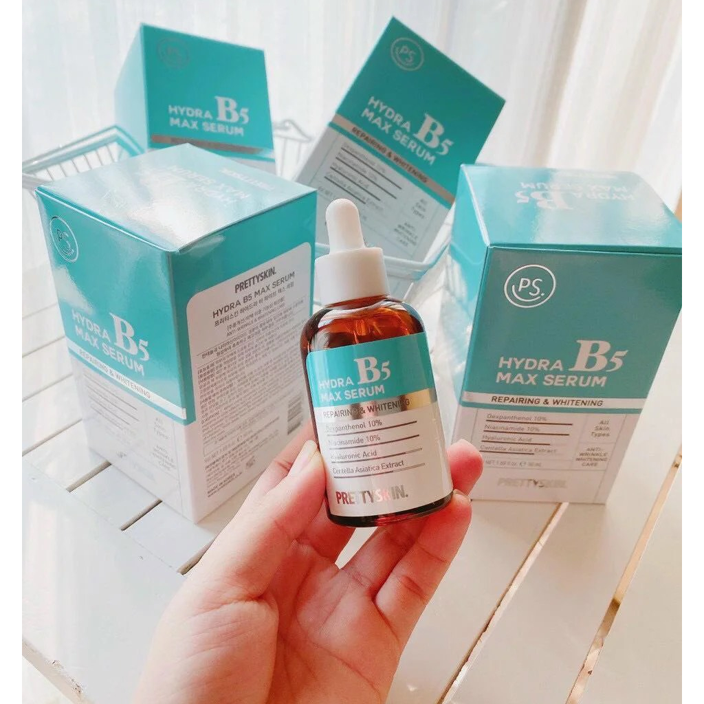 Serum giúp phục hồi dưỡng trắng B5 Prettyskin 50ml