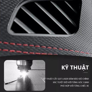 Thảm Taplo Vân Carbon Xe Vios Đời 2014-2024 Cao Cấp