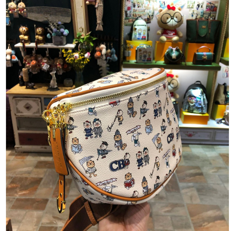 Túi Bao Tử Nam Nữ Thương Hiệu Sammao & Cream Bear Cao Cấp Chính hãng C1245-2
