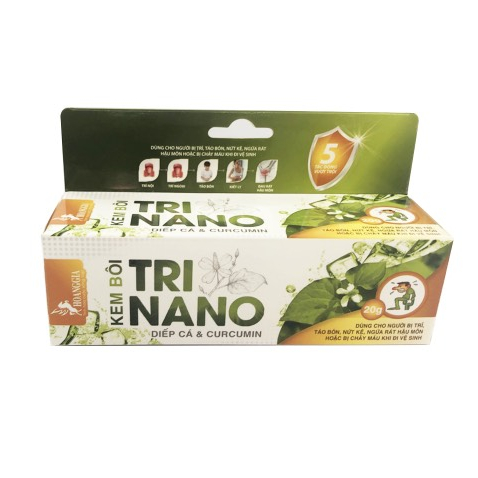 KEM BÔI TRI NANO - HỖ TRỢ DÙNG CHO NGƯỜI TÁO BÓN , BỊ TRĨ
