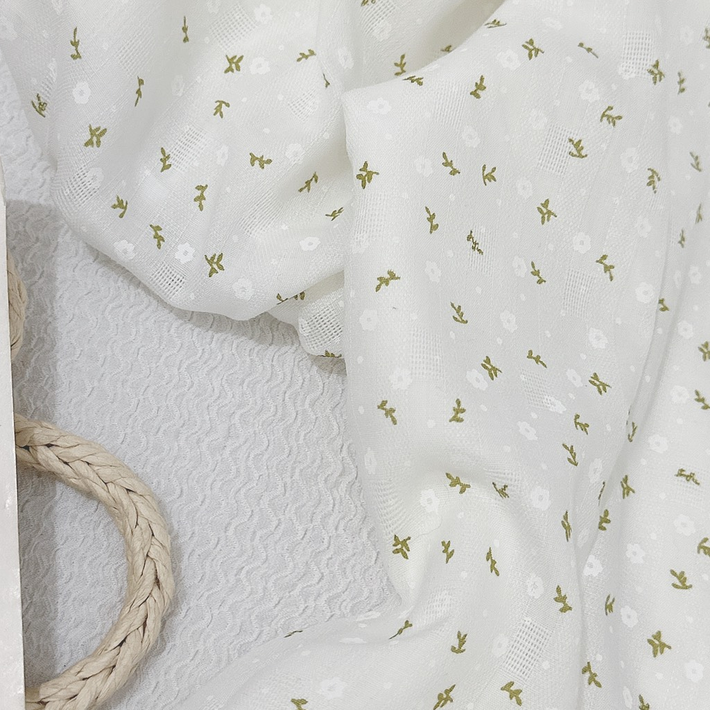 Đầm Hoa Cổ Tròn - M0552