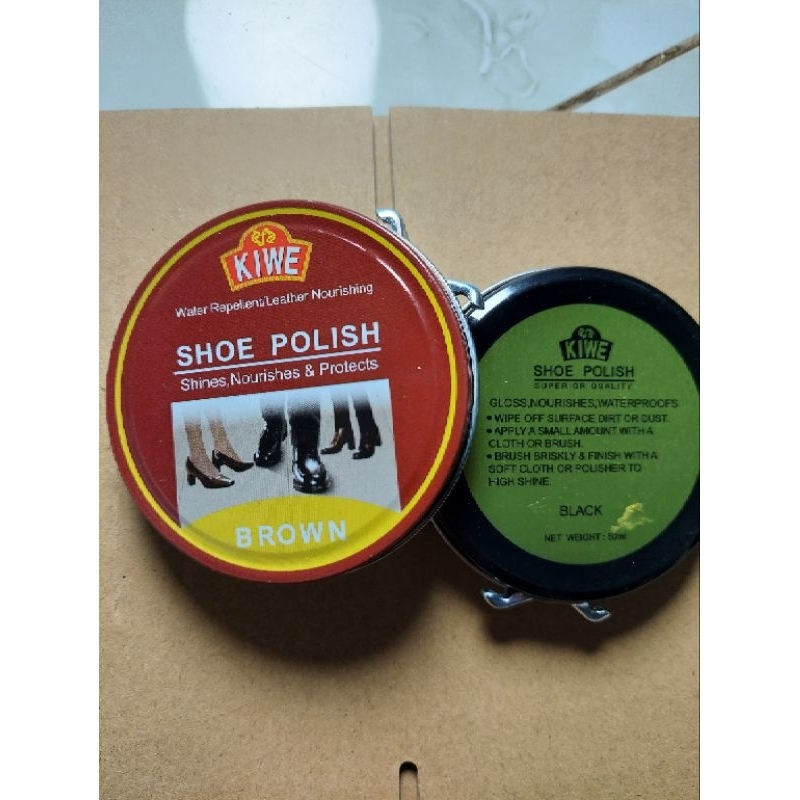 Xi đánh giày Thái KIWE KIME,xi sáp đánh dây lưng,túi,ví da chính hãng màu đen, nâu