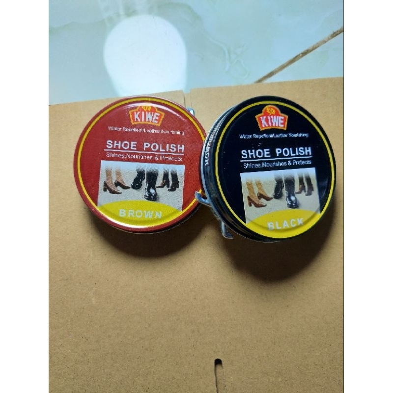 Xi đánh giày Thái KIWE KIME,xi sáp đánh dây lưng,túi,ví da chính hãng màu đen, nâu