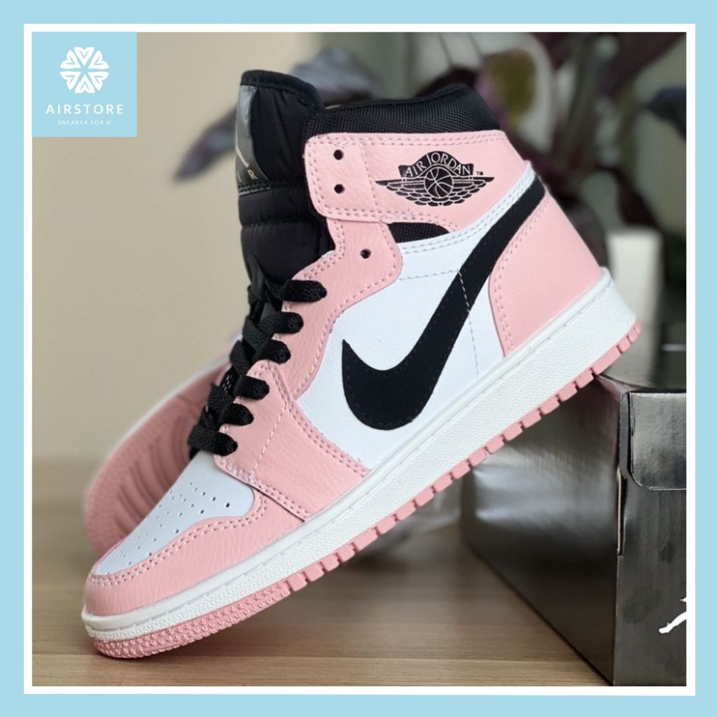 Giày Jordan Cổ Cao, Giày Nike_Jordan JD Panda Đen Trắng Hàng Cao Cấp Full Box Bill - AIRSTORE