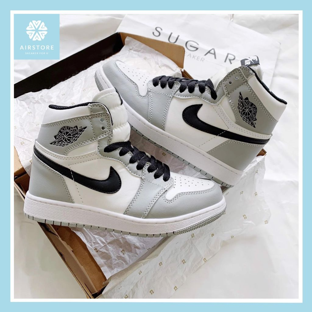 Giày Jordan Cổ Cao, Giày Nike_Jordan JD Panda Đen Trắng Hàng Cao Cấp Full Box Bill - AIRSTORE