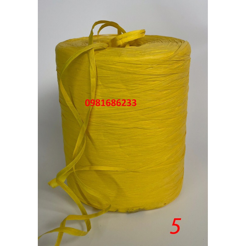 Sợi cọ Raffia - sợi cói giấy(100g) màu 5-10