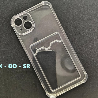 Ốp lưng iphone 14 plus dẻo trong chống sốc đựng card